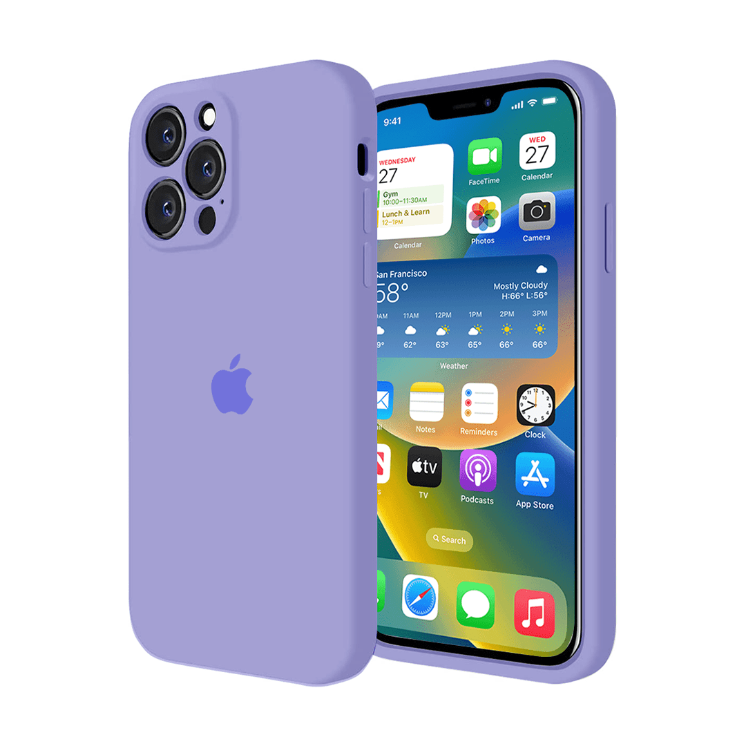 iPhone Camera Protection Silicone Case (Lilac) - Granted Quality 