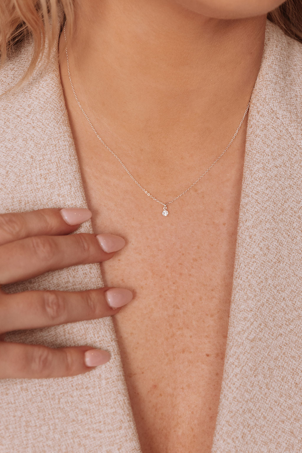 Birthstone Charm Necklace - Granted Quality 