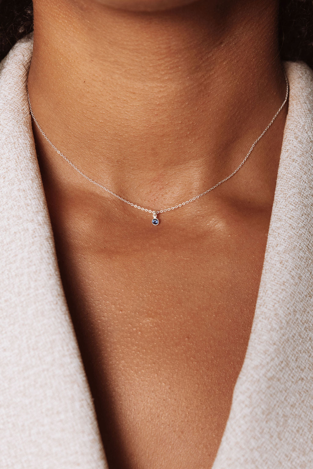 Birthstone Charm Necklace - Granted Quality 