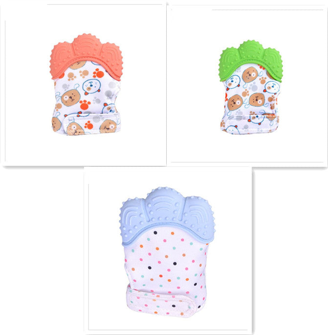 Anti-bite silicone molar gloves