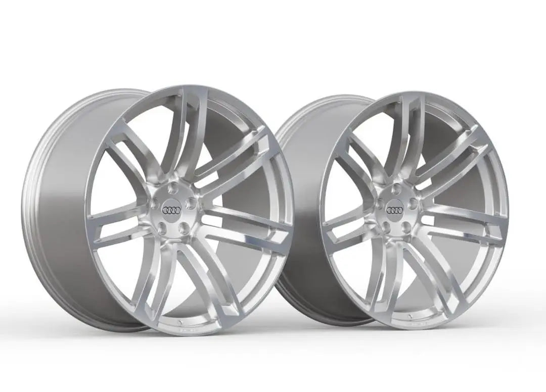 Set of Forged Audi "RS Twin-Spoke" Style Wheels - Granted Quality 