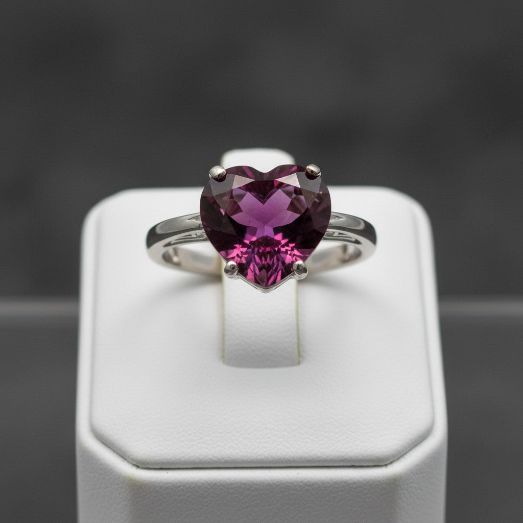 "Cherished Memories" Heart Cut Ring Large 10mm - Granted Quality 
