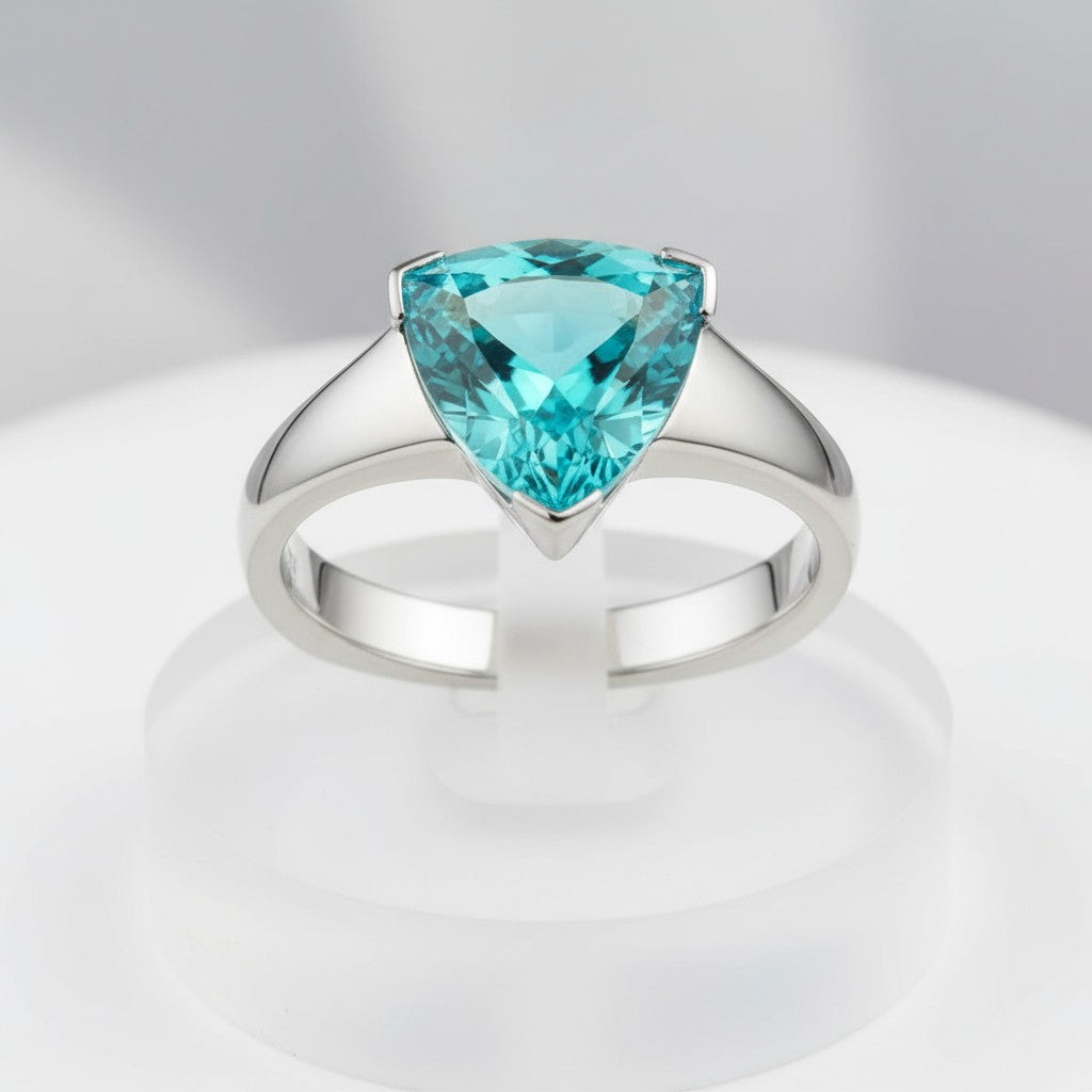 "Infinity" Trilliant Cut Ring Large 10mm - Granted Quality 