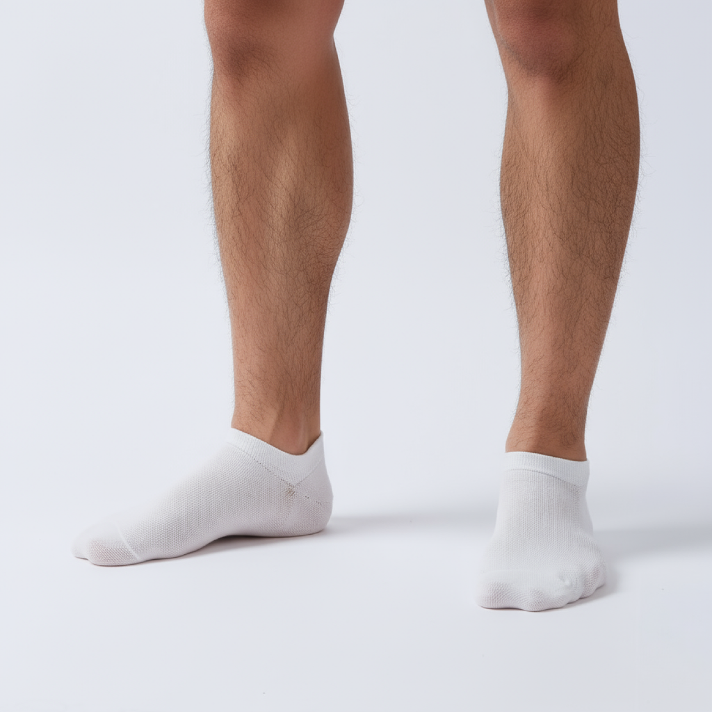 12-Pack Men's Antibacterial Massage Ankle Socks