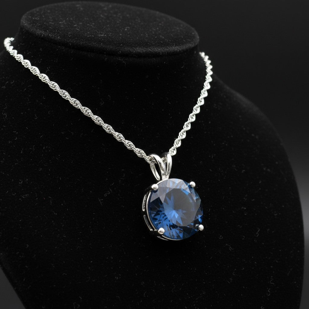 "Circle of Life" Round Portuguese Cut Pendant 15mm - Granted Quality 