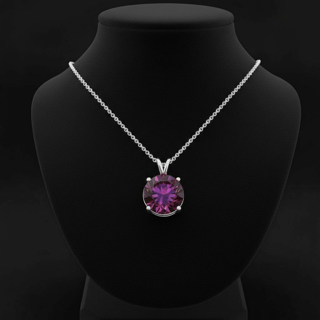 "Circle of Life" Round Portuguese Cut Pendant 15mm - Granted Quality 