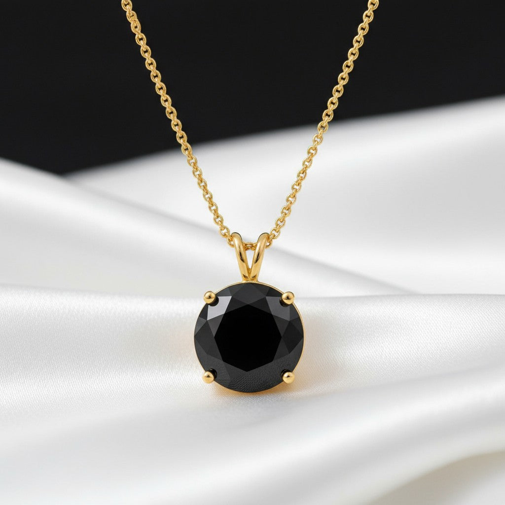 "Circle of Life" Round Portuguese Cut Pendant 15mm - Granted Quality 