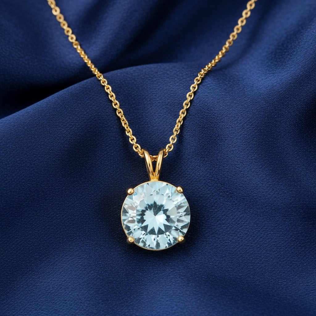 "Circle of Life" Round Portuguese Cut Pendant 15mm - Granted Quality 