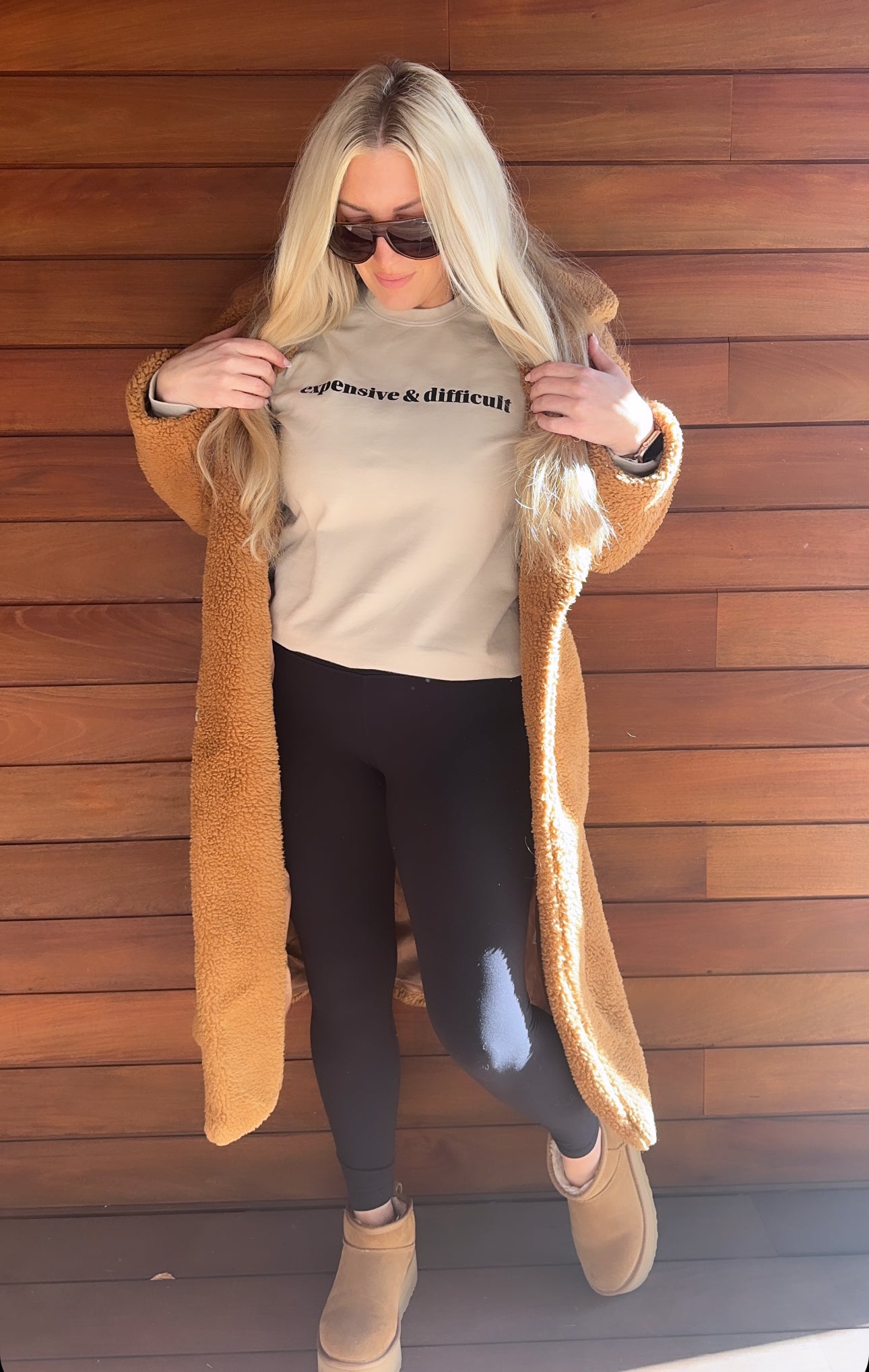 Luxie Gang Tan Sweatshirt