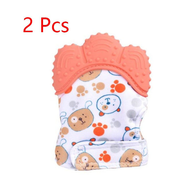 Anti-bite silicone molar gloves