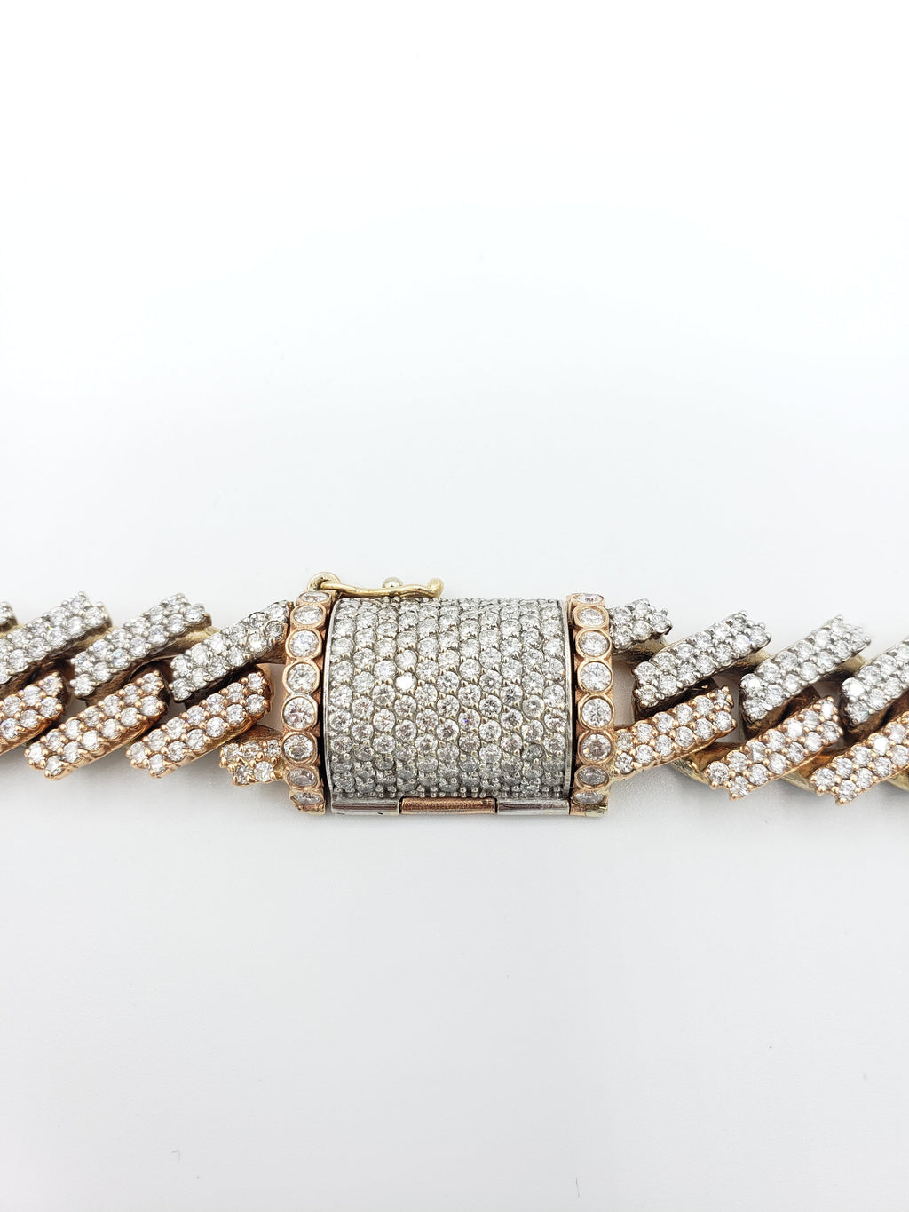 14K Gold- Diamond Miami Cuban Two-Tone Chain (325 Grams)