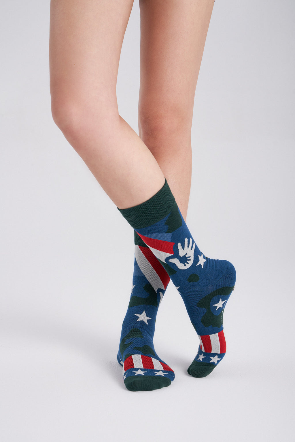 Collectible Art Inspired Crew Socks - Granted Quality 