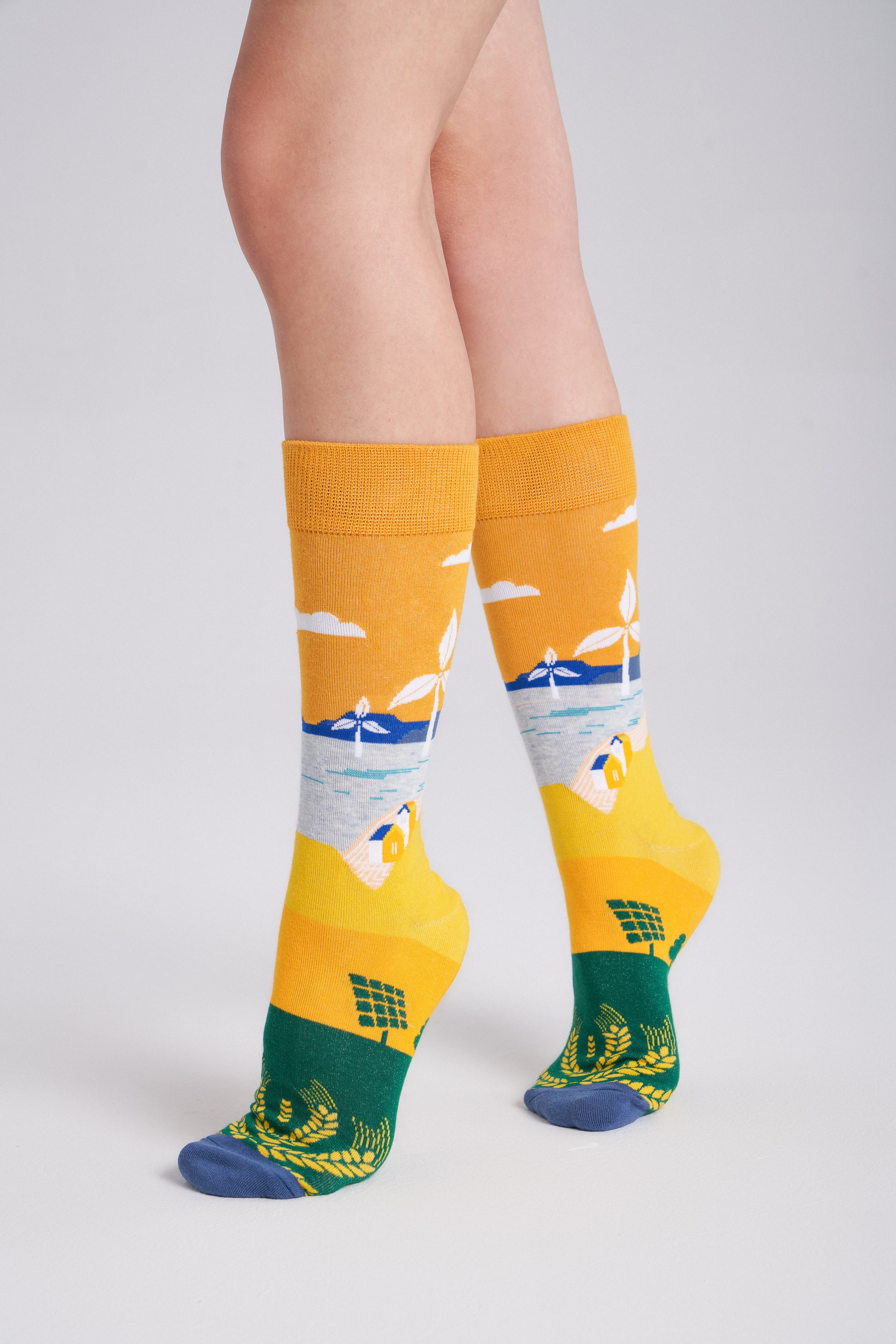 Collectible Art Inspired Crew Socks - Granted Quality 