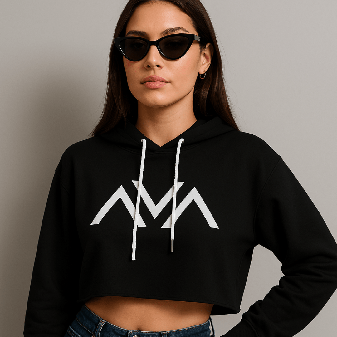 UA Stylish Women's Cropped Hooded Sweatshirt - Granted Quality 
