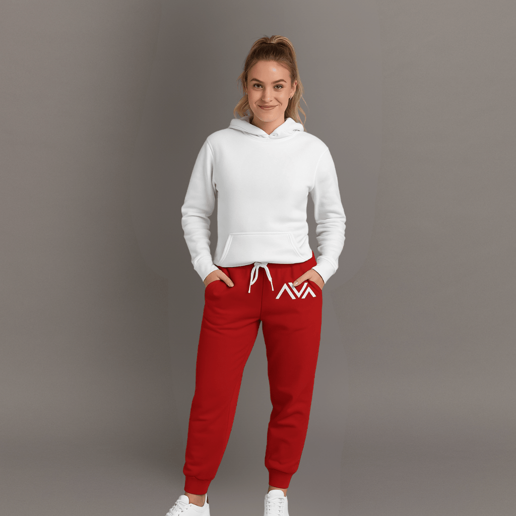 UA Red Athletic Joggers - Unisex - Granted Quality 
