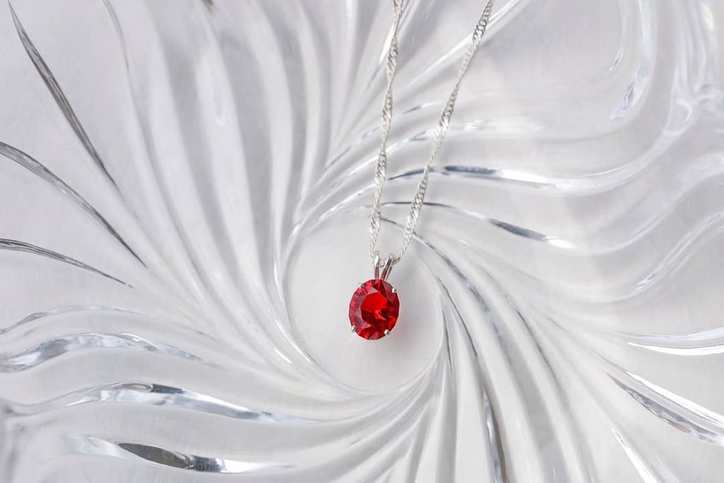 "Eternity" Oval Pendant 10x8mm - Granted Quality 