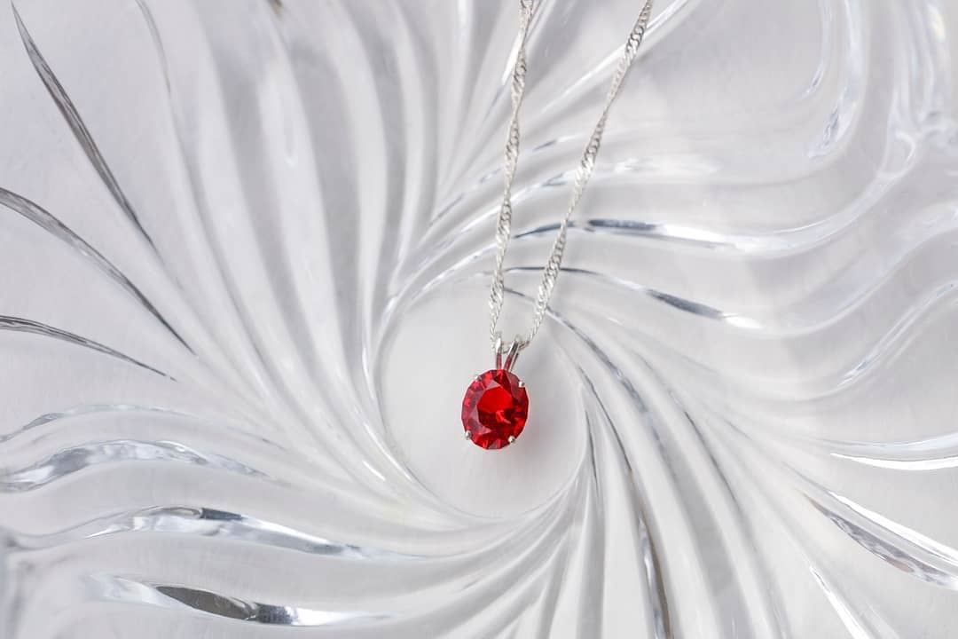 "Eternity" Oval Pendant 10x8mm - Granted Quality 