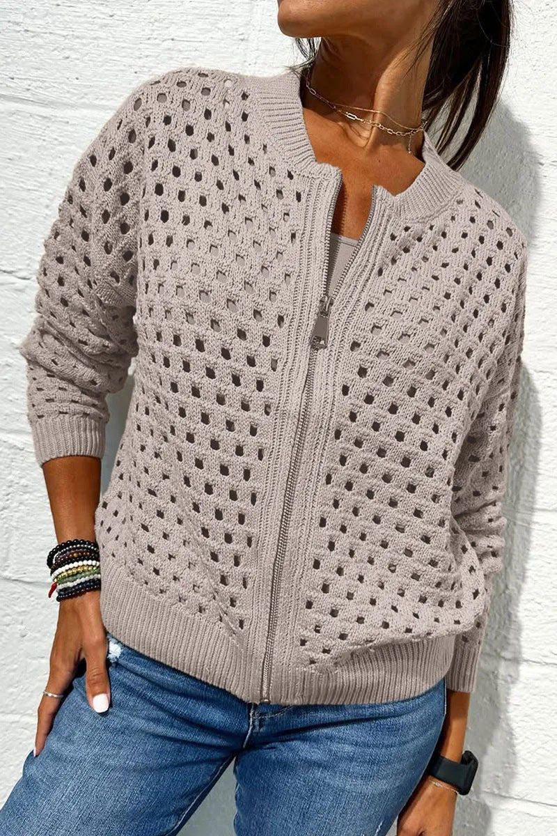 Hollow Knitted Jacket