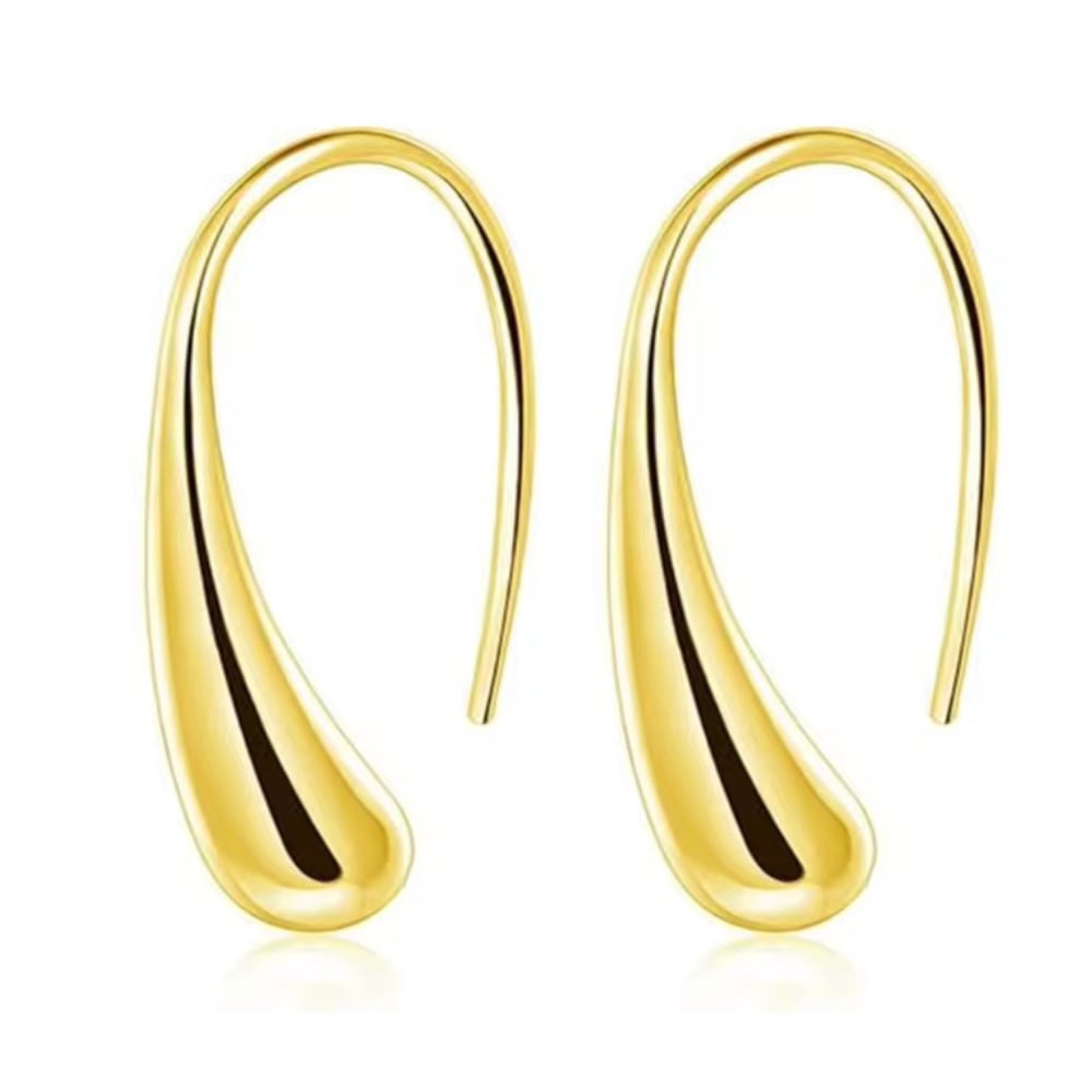 Isabella Eternal Drops Dainty Teardrop Dome Earrings - Granted Quality 
