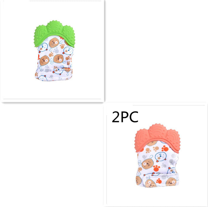 Anti-bite silicone molar gloves