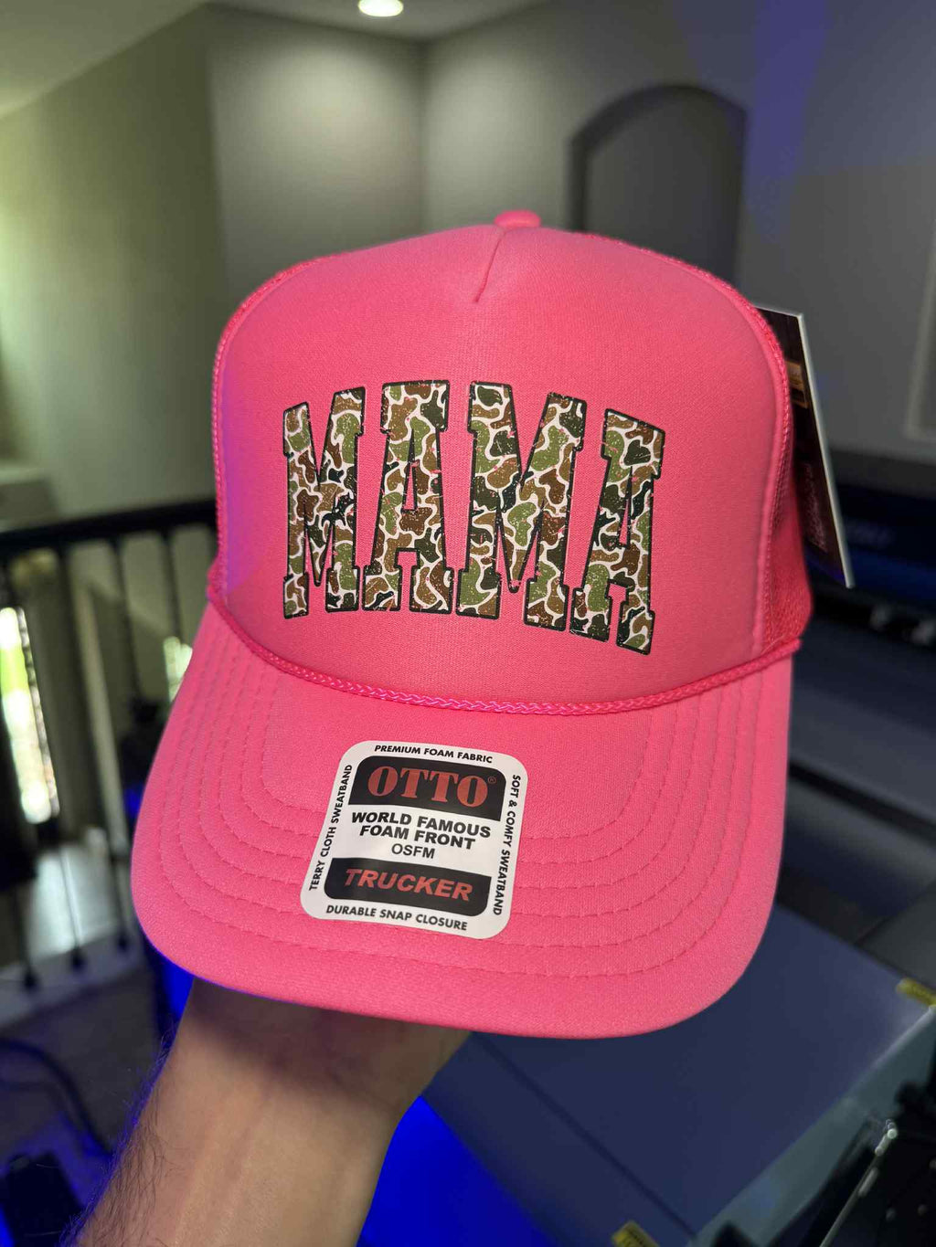 MAMA Camo Trucker HAT - Granted Quality 