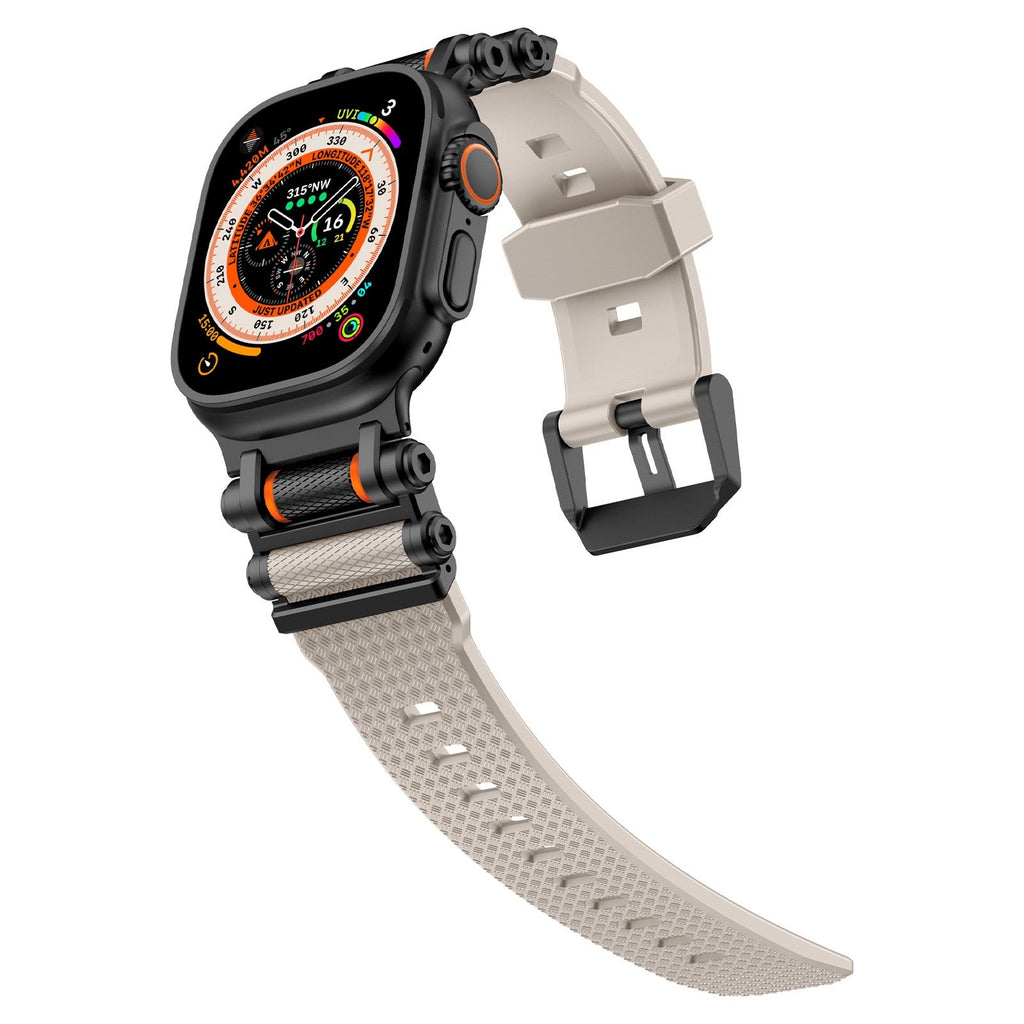 Tactical Destiny Gear Rotating Silicone Band For Apple Watch