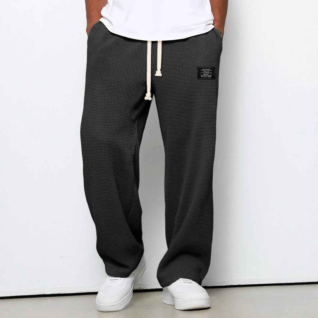 Waffle Straight Pants - Granted Quality 