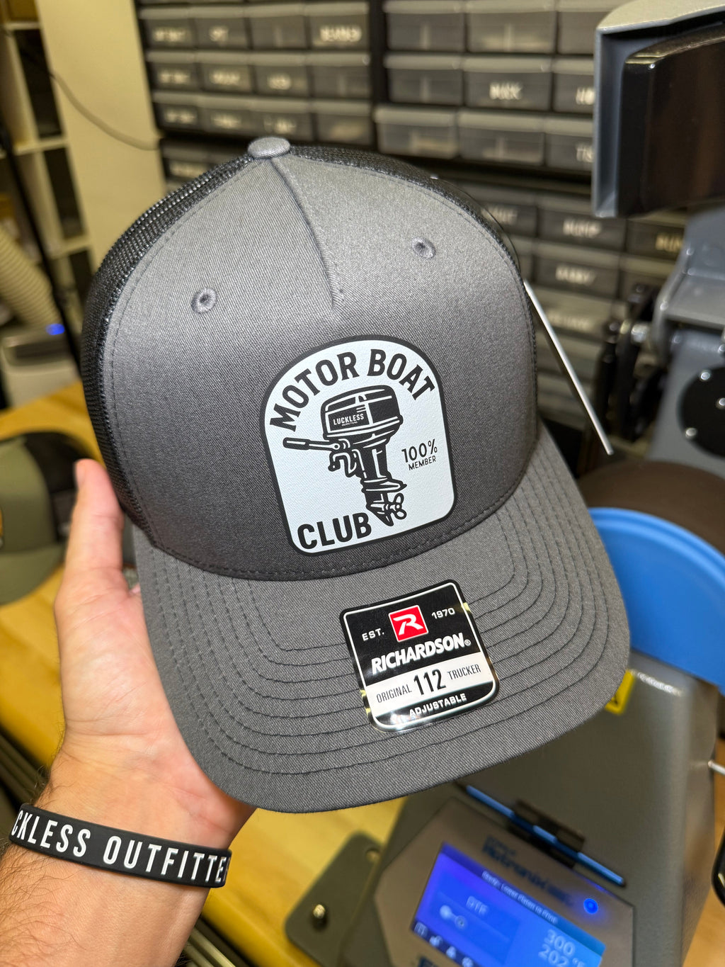 Motor Boat Club Trucker Hat - Granted Quality 