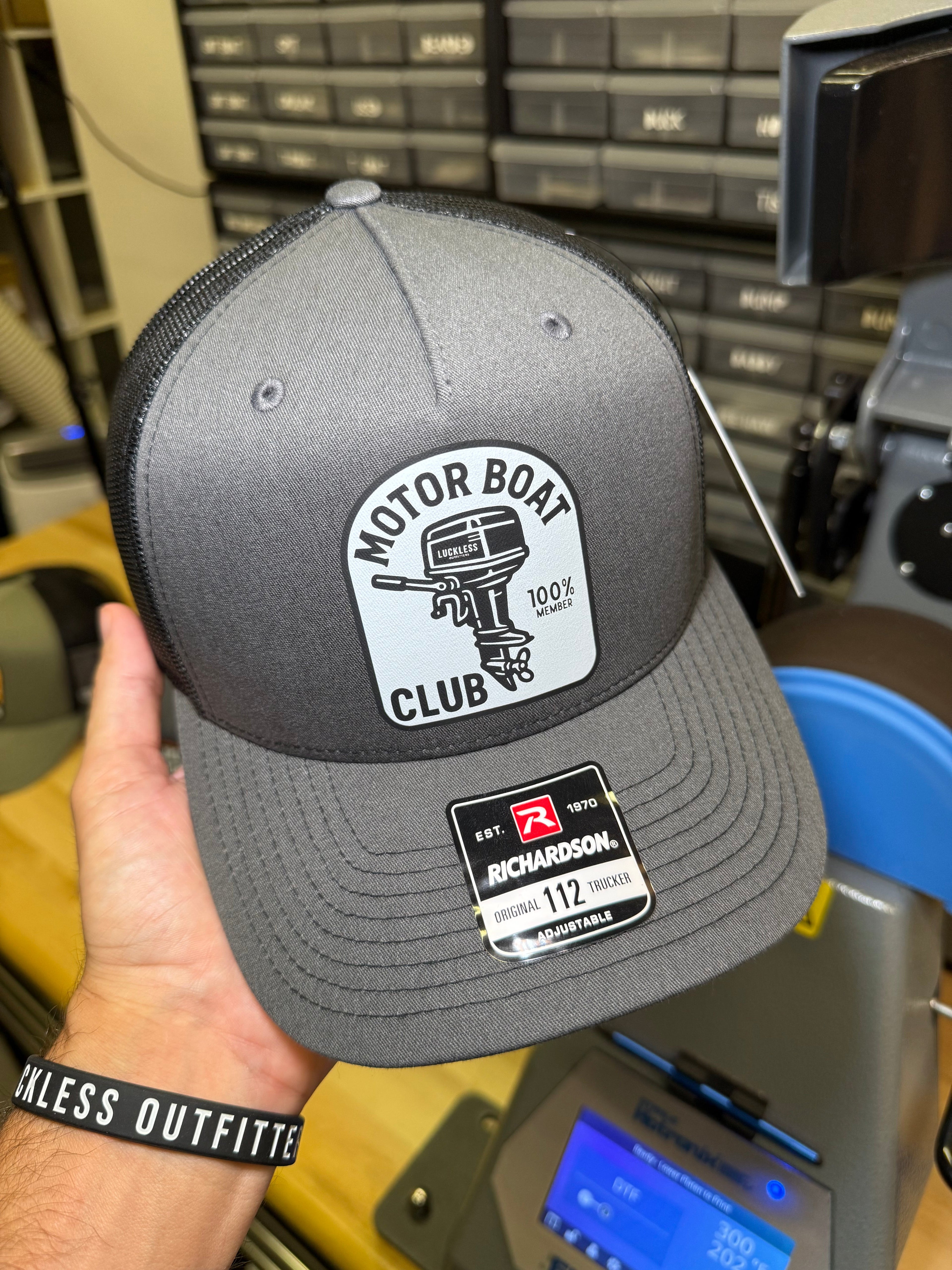 Motor Boat Club Trucker Hat - Granted Quality 