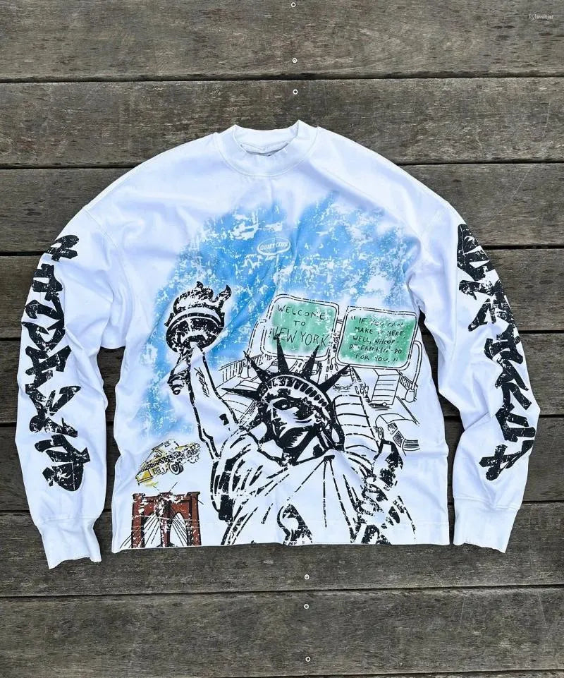 Statue of Distortion Long Sleeve Shirt