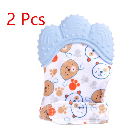 Anti-bite silicone molar gloves