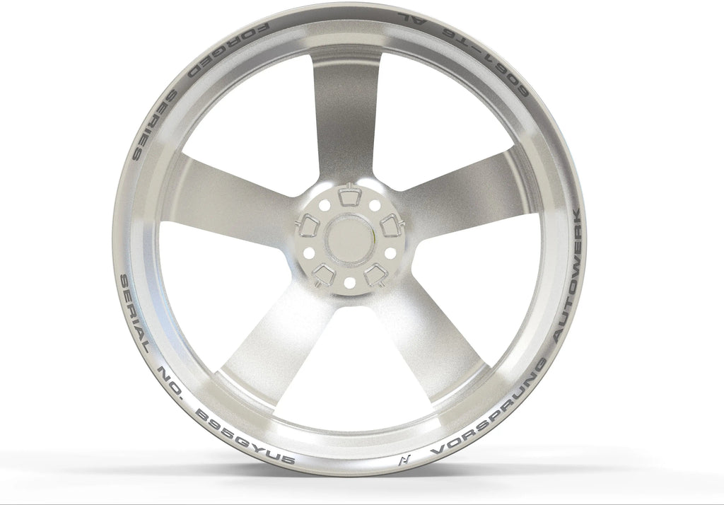 Set of Audi Forged "Rotor" Style Wheels - Granted Quality 