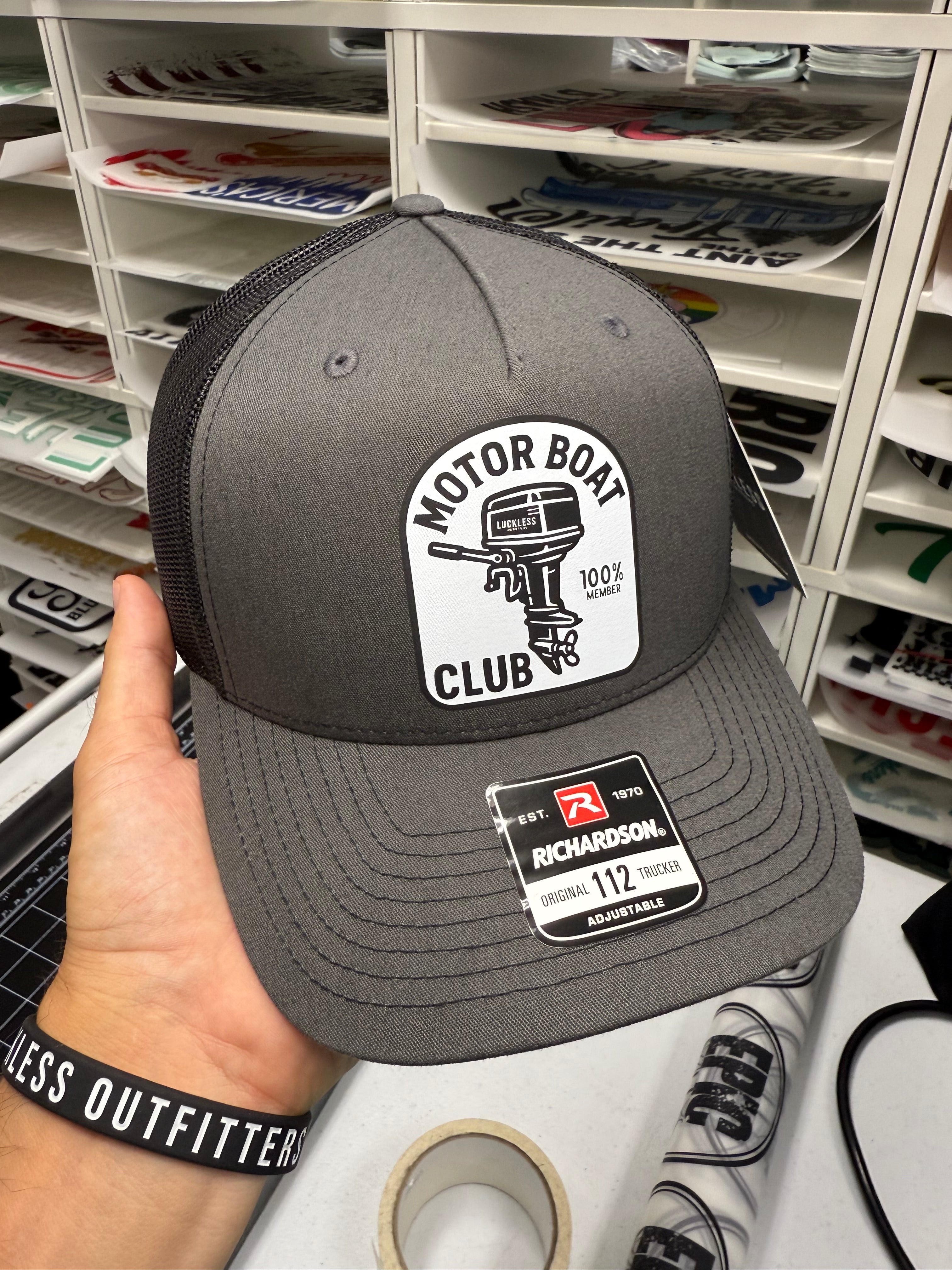 Motor Boat Club Trucker Hat - Granted Quality 