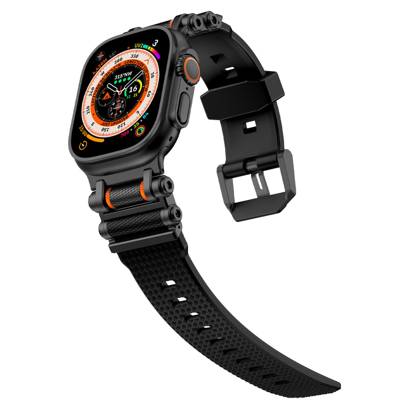 Tactical Destiny Gear Rotating Silicone Band For Apple Watch