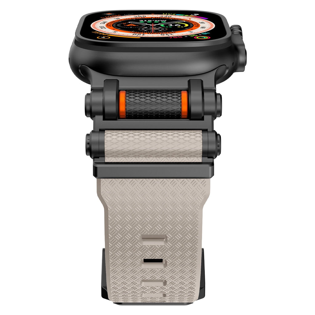 Tactical Destiny Gear Rotating Silicone Band For Apple Watch