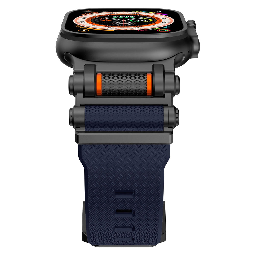 Tactical Destiny Gear Rotating Silicone Band For Apple Watch