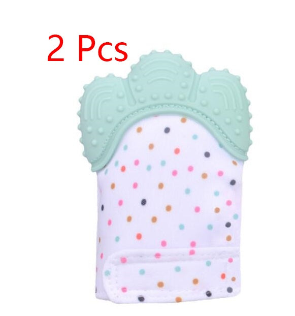 Anti-bite silicone molar gloves