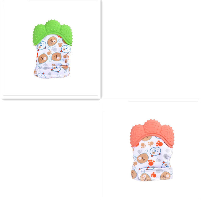 Anti-bite silicone molar gloves