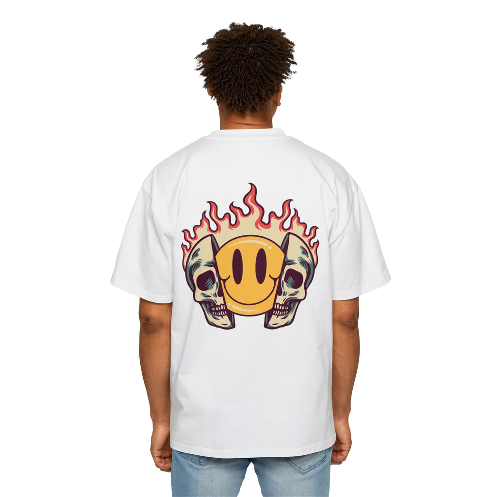EA Men's Fire Emoji Oversized Tee - Granted Quality 