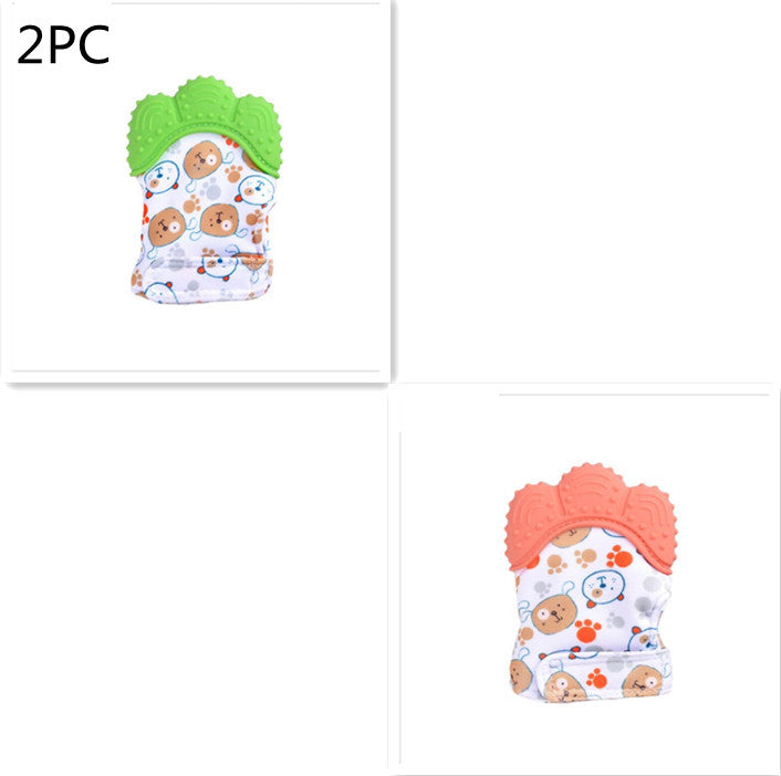 Anti-bite silicone molar gloves