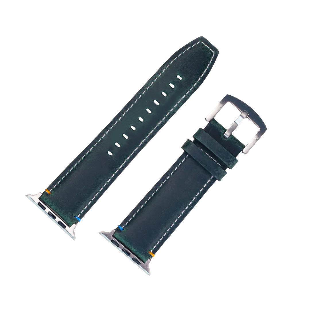 Leather Band for Apple Watch | Dual-Layer Nubuck Comfort