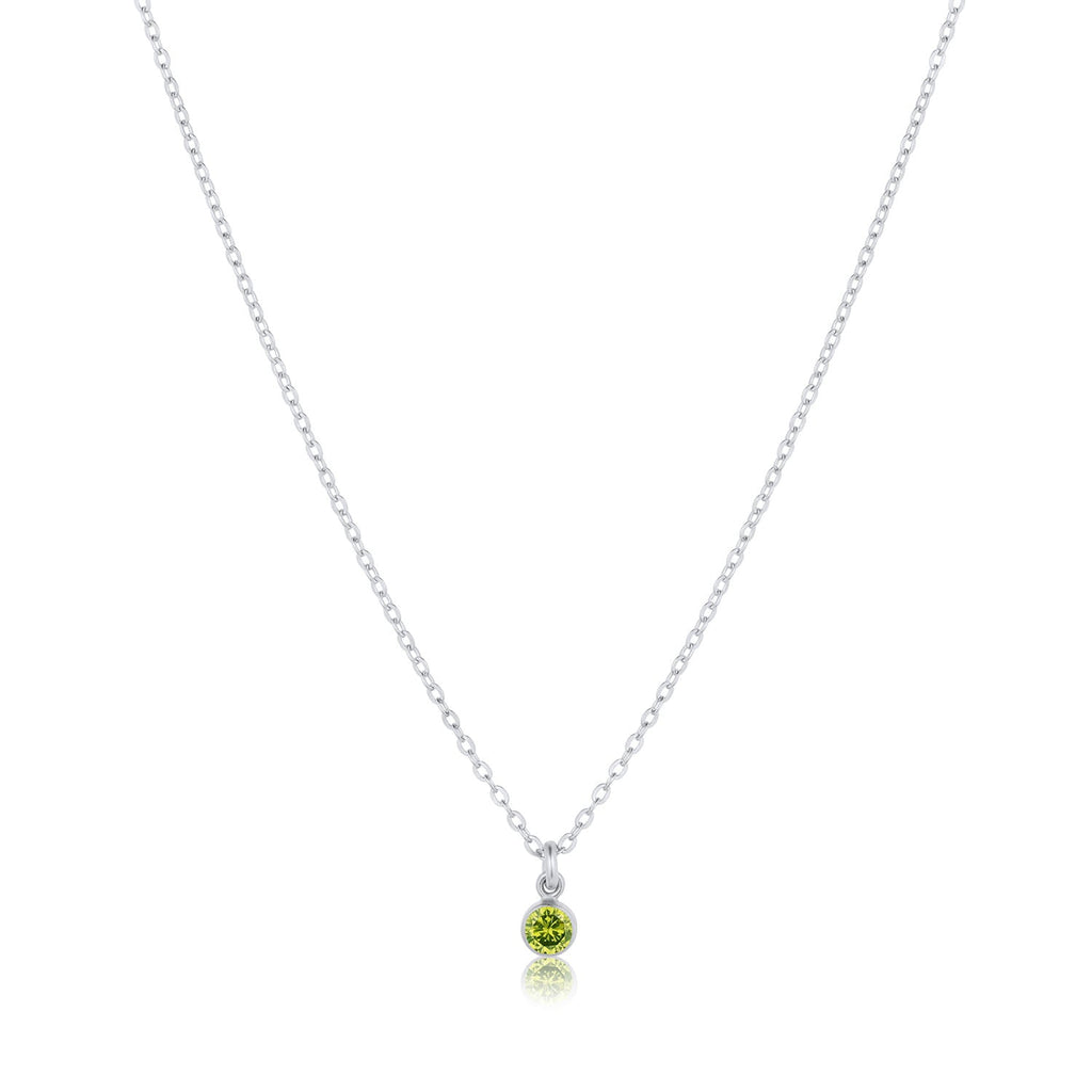 Birthstone Charm Necklace - Granted Quality 
