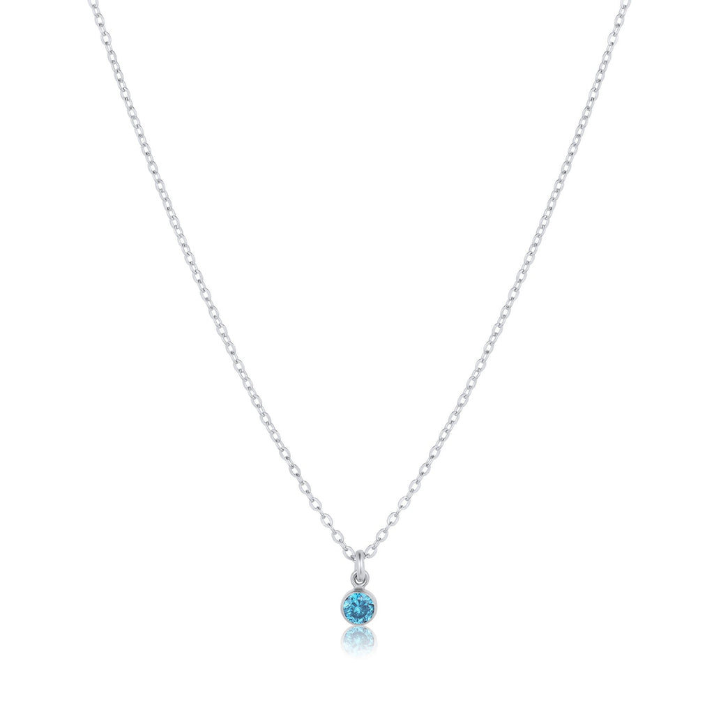 Birthstone Charm Necklace - Granted Quality 
