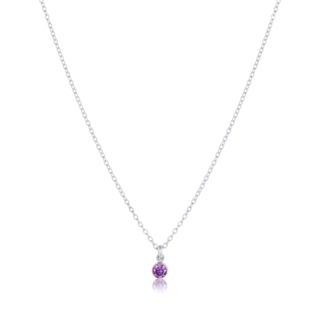 Birthstone Charm Necklace - Granted Quality 