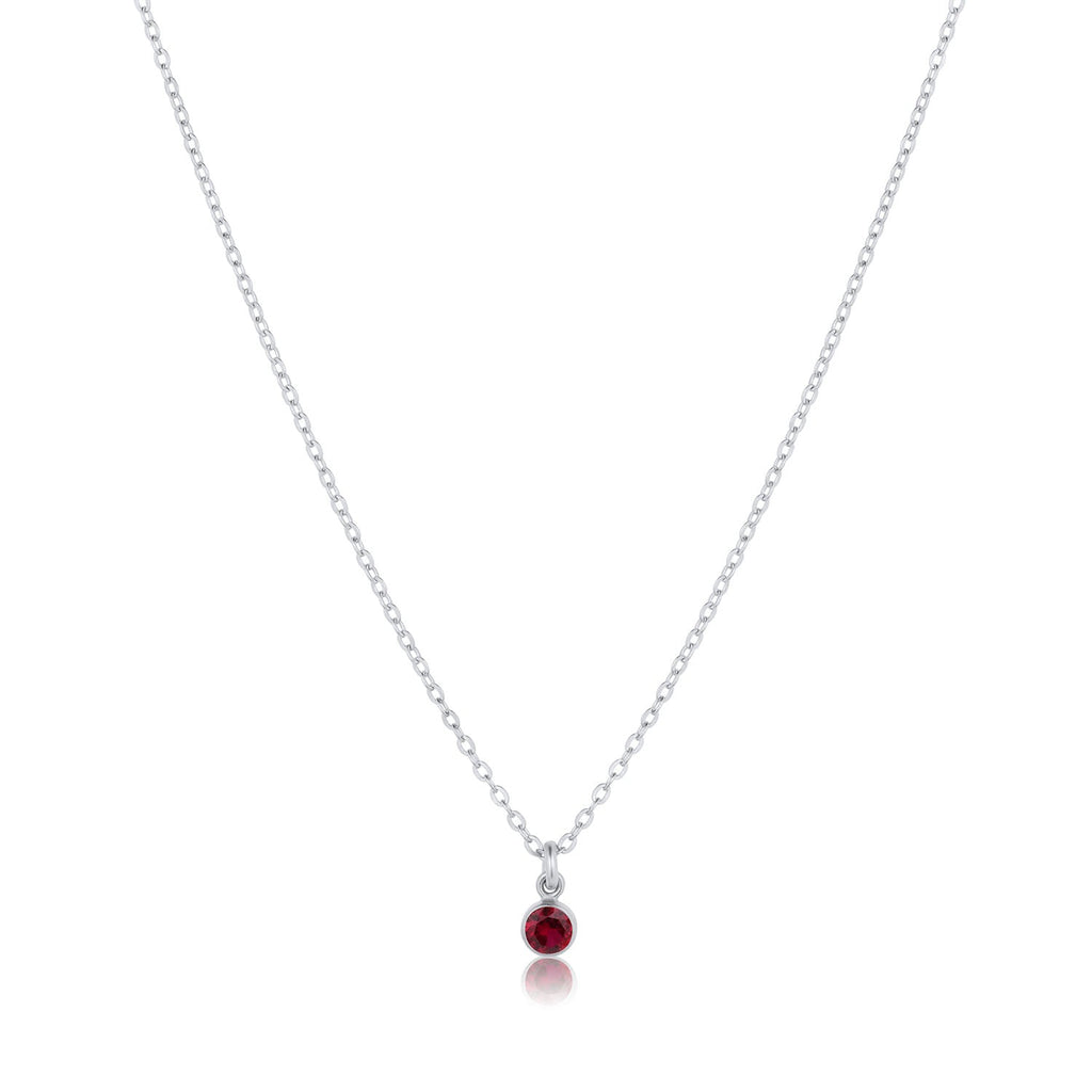 Birthstone Charm Necklace - Granted Quality 