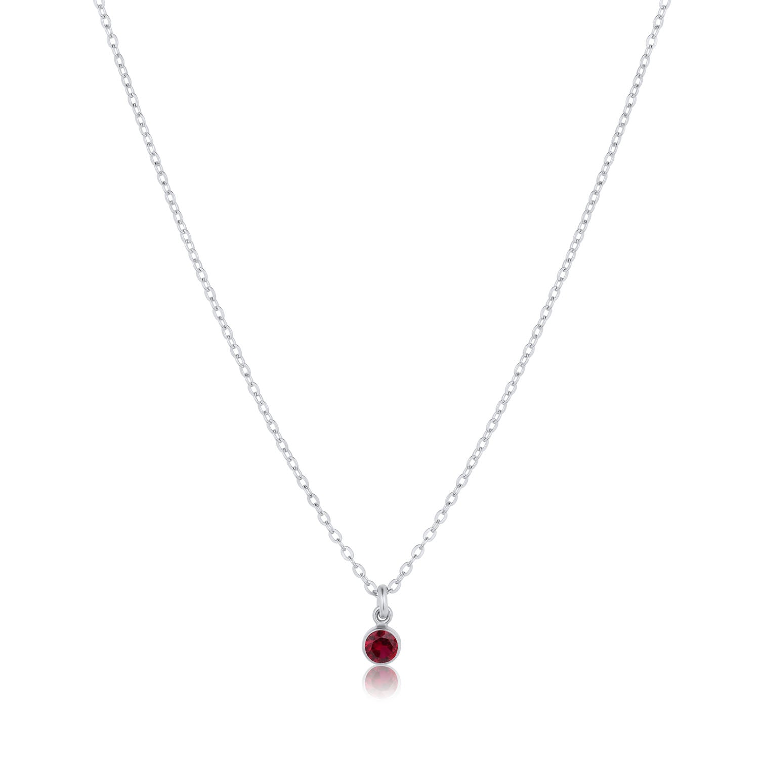 Birthstone Charm Necklace