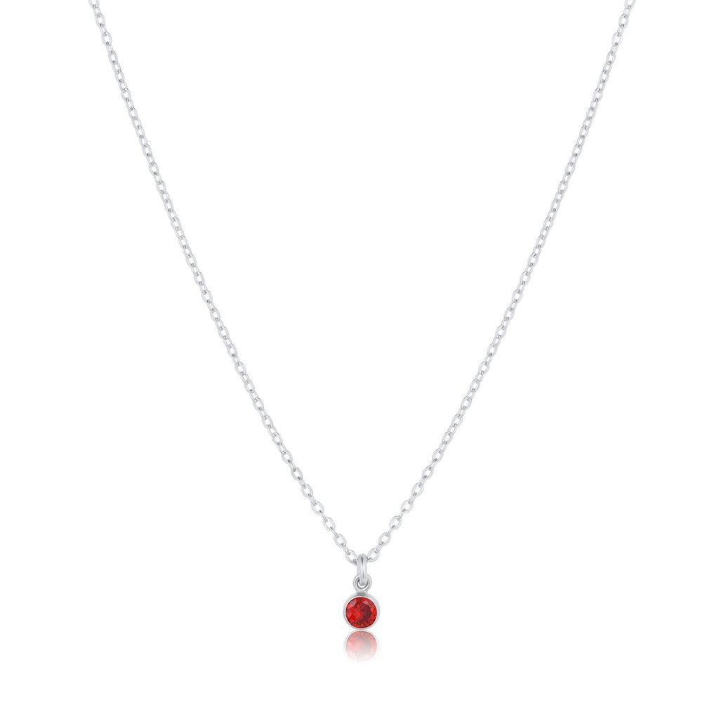 Birthstone Charm Necklace - Granted Quality 
