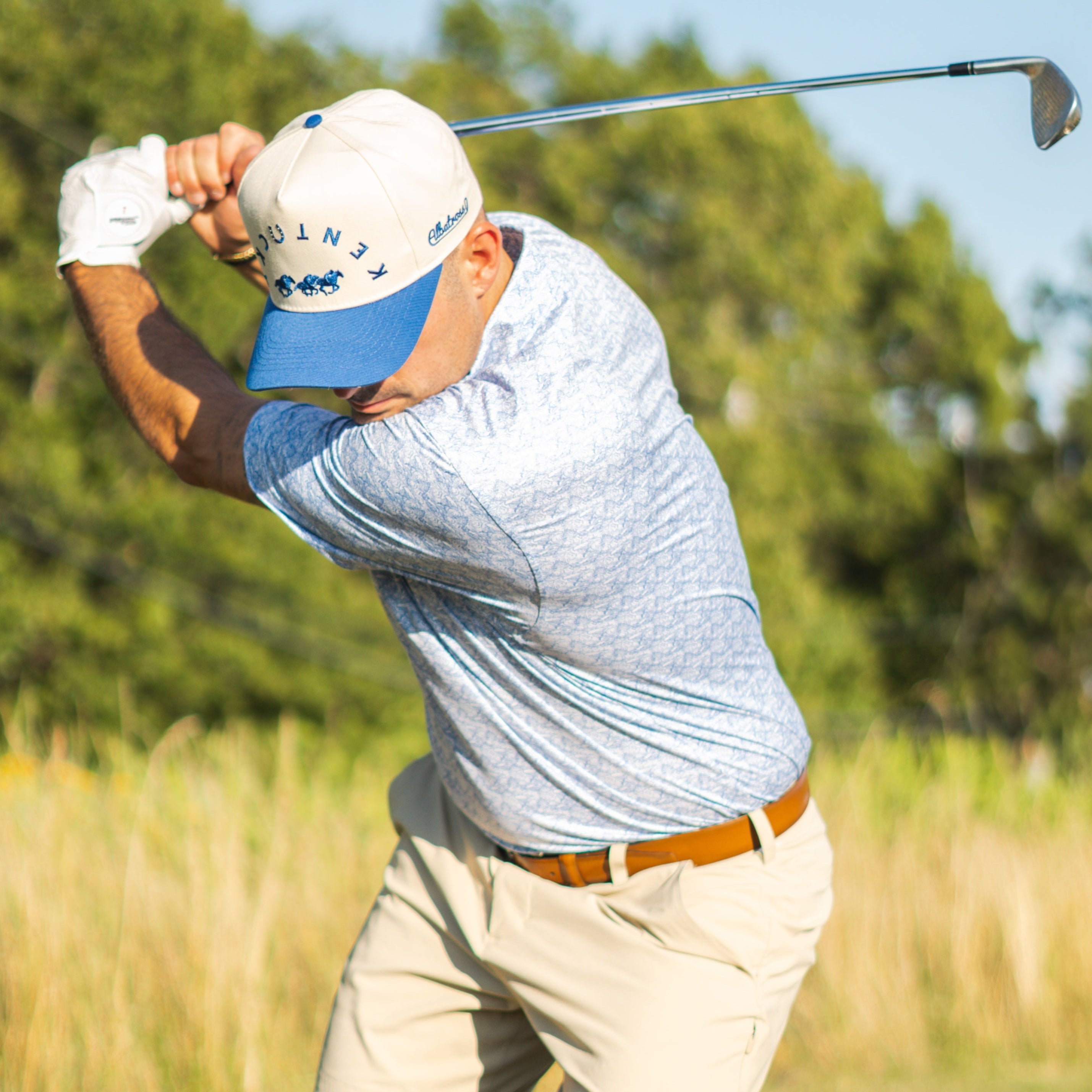 Royal Blue Hoof Kentucky Hat - Granted Quality 