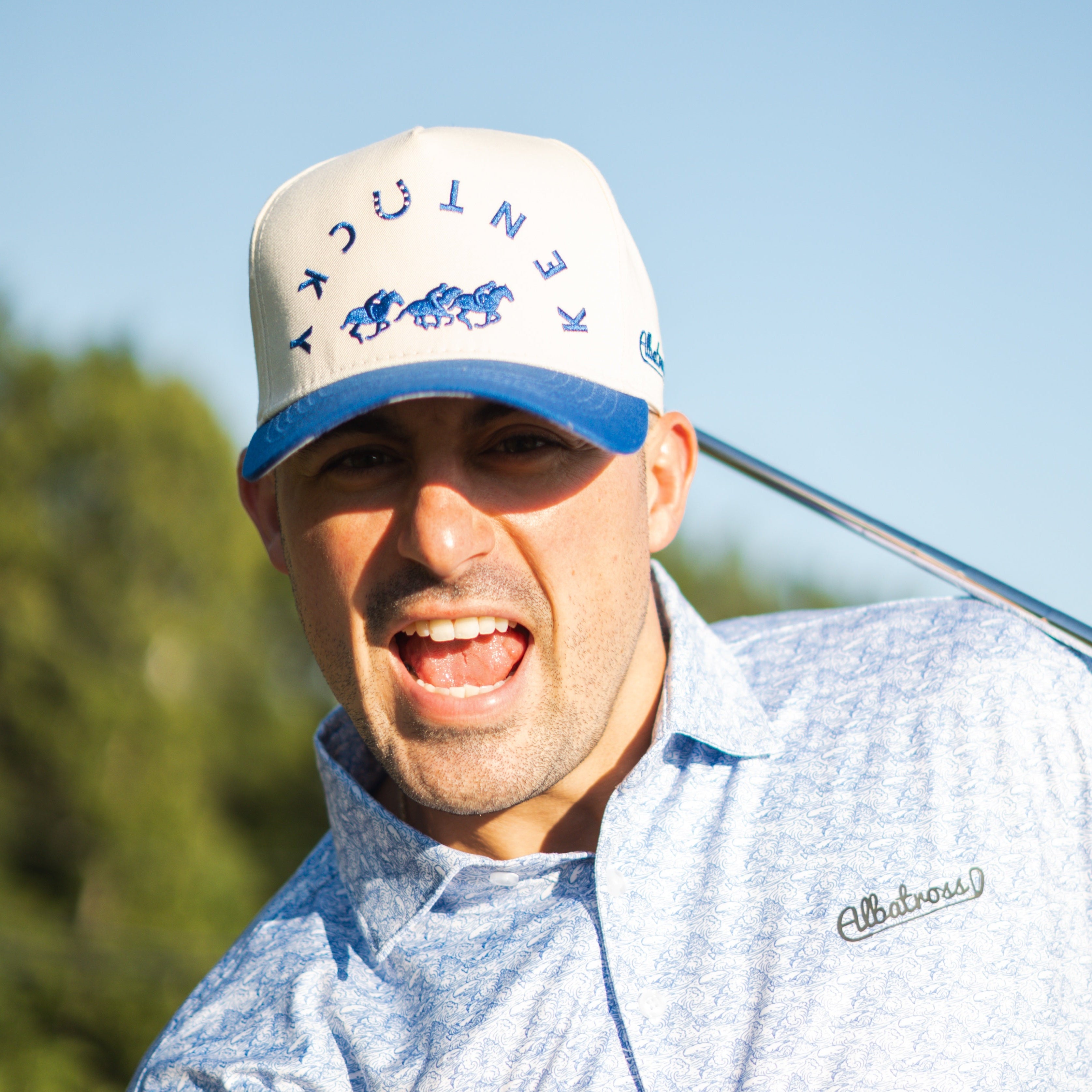 Royal Blue Hoof Kentucky Hat - Granted Quality 