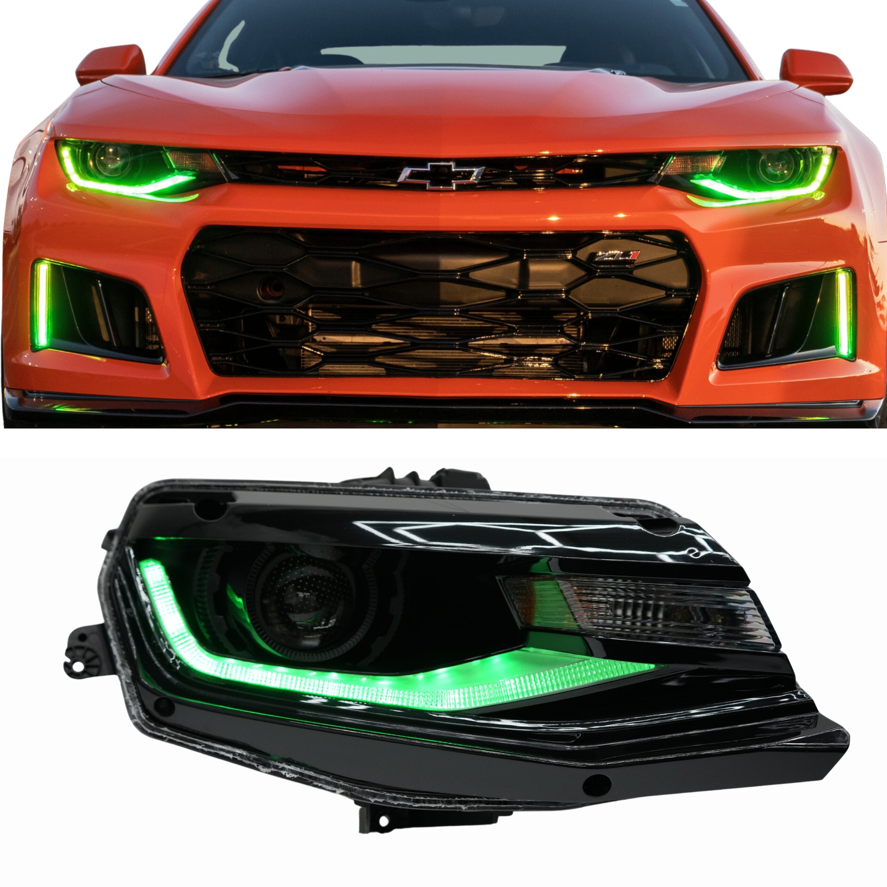 Chevrolet Camaro Flow Series Multicolor DRL Boards (2016-2018) - Granted Quality 